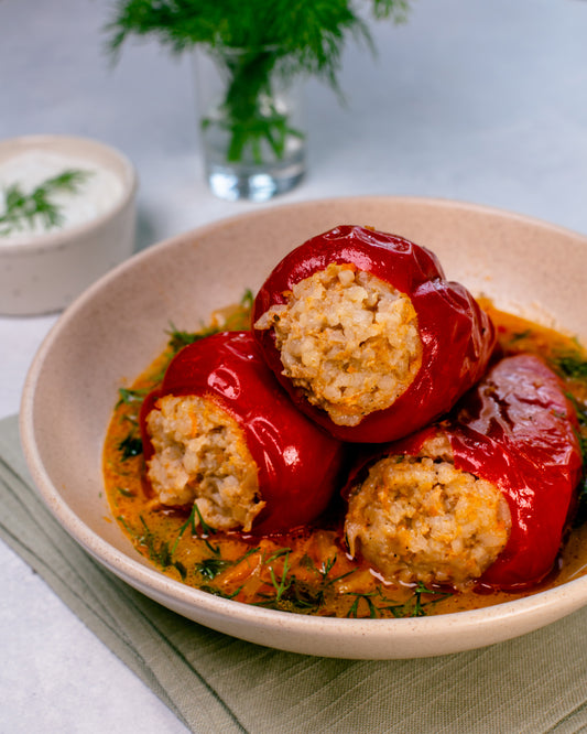 Перець фарширований з м'ясом